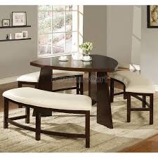 Friendship Circle Triangle Dinette Dining Table With Bench Dining Room Small Dining Room Sets