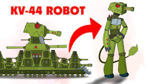 KV-44 became a robot? - Cartoons about tanks - YouTube