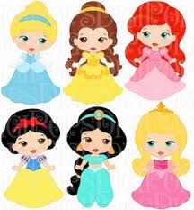 Petites Princesses Couleur Numerique Clipart Personnelle Et Etsy Digital Clip Art Set Princess Coloring Digital Clip Art