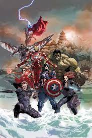 avengers by leinil yu marvel comics superheroes coloriage roi lion