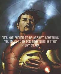 My Favorite Ironman Quote From The Marvel Civil War Comicbooks R Marvel Iron Man Quotes Superhero Quotes Avengers Quotes