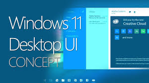 Release date ui revamp with rounded corners Windows 11 Desktop User Interface Concept Youtube