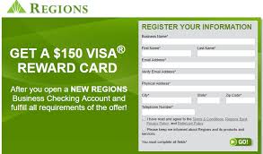 Regions has personal credit cards that offer you convenience, security and even rewards. Regions Bank 150 Business Checking Bonus Al Ar Fl Ga Il In Ia Ky La Ms Mo Nc Sc Tn Tx Doctor Of Credit