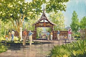 San Diego Zoo Safari Park Tiger Trail Entrance Perspective Zoo Architecture Zoo Park Zoo Project