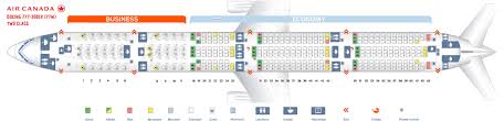 Business, premium economy and economy class. Seat Map Boeing 777 300 Air Canada Best Seats In Plane