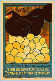 Art Print Kitchen Art French Hen And Eggs World War 1 Etsy Vintage French Posters French Poster Poster Prints
