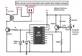 Ir Remote Control On Off Switch Circuit Circuit Remote Control Electrical Circuit Diagram