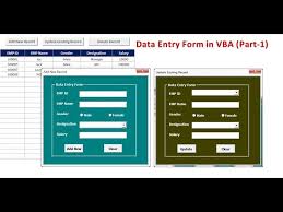 Cara lain untuk input data excel tanpa aplikasi Data Entry Form In Vba Part 1 Youtube