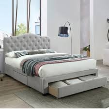 While working as an rn isn't for everyone, these are. Vic Furniture Grey Kiev Upholstered Bed Frame With Storage Temple Webster
