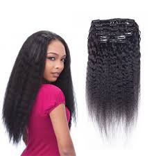 Wig & hair extensions material. Cheap Kinky Straight Hair Weave 100 Percent Indian Remy Human Hair Clip In Hair Extension Buy Remy Human Hair Clip In Hair Kinky Straight Hair Weave Clip In Hair Extension Product On Alibaba Com