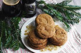 Recipe for stout or dark beer spice cookies made with spice cake mix. Ginger Cookies With Stout And Molasses Beer Bitty
