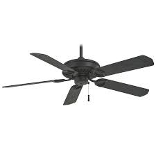 For the best cheap and budget options. Minka Aire Sundowner 54 Indoor Outdoor Ceiling Fan In Textured Coal