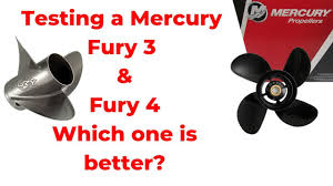 Testing A Few Mercury Props Today The Fury 4 Blade And Fury 3 Blade Watch The Results Coming Up