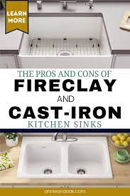 The finish is tough and will resist stains and scratches. Fireclay Vs Cast Iron Kitchen Sinks What You Ought To Know Cast Iron Kitchen Sinks Farmhouse Sink Kitchen Fireclay Farmhouse Sink