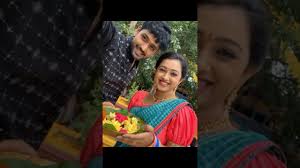 Rajesh & iswarya #actress #actor #action #rangularatnamserial #iniyaserial  #rajeshactor #rajes #song