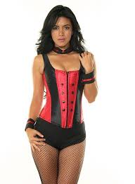 In british english, the dress code is often referred to synecdochically by its principal element for men, the dinner suit or dinner jacket. Red And Black Tuxedo Corset