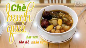 Cach Nấu Che Bạch Quả Thơm Ngon Giải Nhiệt Youtube Bữa ăn Nhẹ Puddings Panna Cotta