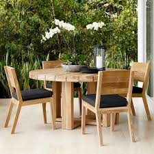 Larnaca Outdoor Round Dining Table Williamssonoma Round Outdoor Dining Table Outdoor Dining Furniture Outdoor Dining Table