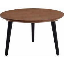Carsyn Round Coffee Table Walnut Living Room Furniture Coffee Tables Modern Furniture