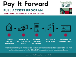 To renew your free card, please come into your nearest library branch with proof of eligibility, as defined in the eligibility section above. Get A Library Card Freeport Public Library