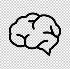 Black And White Contacts Icon Computer Icons Human Brain Icon Design Png Apple Icon Image Format Area Black And White Brain Computer Icons Brain Icon