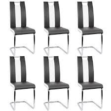 Check spelling or type a new query. Lot De 6 Chaises Mia Salon Noir Et Blanc Chaise Pour Salle A Manger Dossier Incurve Cdiscount Maison