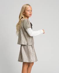 Collection by daiyami • last updated 2 weeks ago. Laminated Knit Skirt Child Gold Twinset Milano