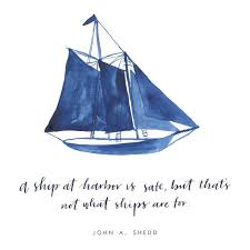 Image result for ship in the harbor is safe