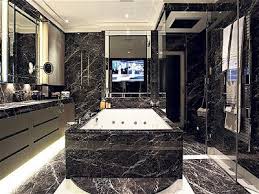 Desain Marmer Interior Kamar Mandi Yang Mewah Dan Menawan Marmer Interior Kamar Ma Interior Design Penthouse Rich Bathroom Luxury Residential Interior Design