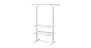 Whether you don't have a dryer at home or just want to save energy, clotheslines and drying racks are a good alternative to traditional clothes dryers. Foldable Clothes Rack 3 Tier Airer Portable Garment Drying Hanger Dryer Stand Kogan Com
