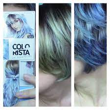 Review And Update Of Loreal Colorista In Blue 600 Beautyvlogger Hair Makeup Hairdye Blue Loreal Lorealco Medium Hair Color Loreal Colorista Loreal Hair