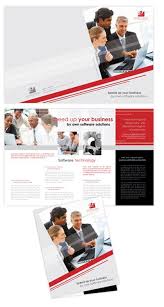 Software Solutions Brochure Template Brochure Design Layout Graphic Design Templates Brochure