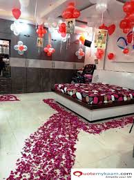 Romantic Birthday Room Decoration Ideas At Home Pin By Quotemykaam Com On Balloon Decoration Ideas Romantic Room Decoration Romantic Room Surprise Welcome Home Decorations