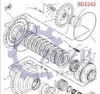 Zhzbbearing.com: Custom Caterpillar Motor Grader Bearing 9D ...
