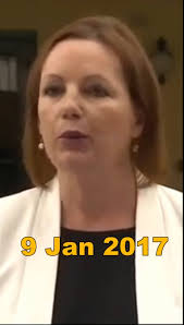 Sussan Ley resigns from her ministry 9 January 2017.