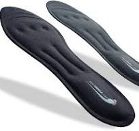 Superior Massaging Gel Shoe Inserts, Comfort and Shock Absorbing Insole,  Foot Relief Glycerine Filled Insoles Men and Women for Standing All Day, ...