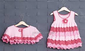 вязаное платье спицами на девочку 3 4 лет схемы Plate I Bolero Dlya Devochki 2 3 Let Opisanie Vyazaniya Obrazcy Kukolnyh Platev Platica Platya