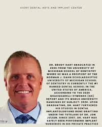 Meet Dr. Brody Hart the founder of Ivory Dental Arts and Implant Center.  Dr. Brody is fantastic at listening and taking the time with each of his  patients to make sure they feel heard and seen. His ...