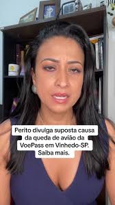 Perito divulga suposta causa da queda de avião da VoePass em Vinhedo-SP.