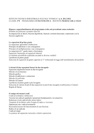 Iniziamo a vedere come è possibile risolvere i problemi di primo grado ad una incognita. Matematica