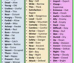 We hope that parents and teachers will share these themed word lists to help young writers. Simple Opposite Words For Kids Pdf Archives English Grammar Pdf