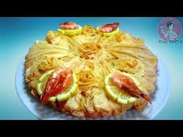 Pastel Marroqui De Pescado Y Marisco Paso A Paso Youtube Moroccan Dishes Food Dishes