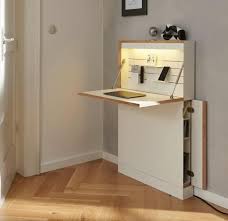 Small Space Desks That Disappear At Day S End Mecc Interiors Inc Desks For Small Spaces Wall Desk Desk In Living Room