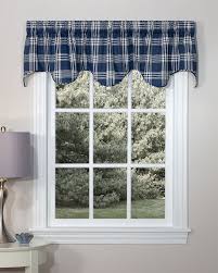 The largest selection of discounted valances and free shipping promotion on orders over $75.00. Bartlett Plaid Lined Scalloped Valance Pretty Windows