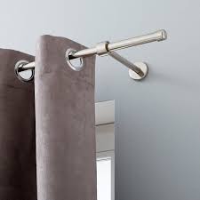 Lot De 2 Embouts Inspire Chrome Brosse Pour Tringle A Rideau Bouchon Diam 20 M Tringle Rideau Rideaux Tringle