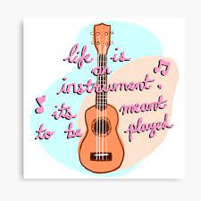 8.5l x 4w learn more about matr boomie and the artisans who made this product. Ukulele Chords Wall Art Redbubble