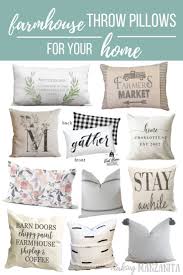 If You Love A Modern Farmhouse Style Style You Ll Definitely Love These Farmhouse Throw Pillows I Ve Gat Farmhouse Throw Pillow Throw Pillows Farmhouse Throws