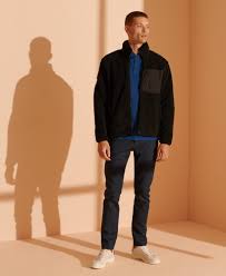 Contour des coudières au point surjet. Superdry Polo En Pique A Col Tunisien Polos Pour Homme