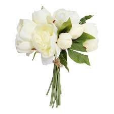 Weiß pfingstrosen kunstblumen künstlicher strauß seidenblumen paeonie blumen. Strauss Mit Pfingstrosen Weiss 30 Cm