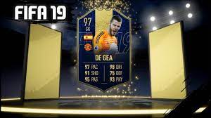 Team of the year event! Fifa 19 Toty De Gea Review 97 Team Of The Year David De Gea Fifa 19 Ultimate Team Youtube